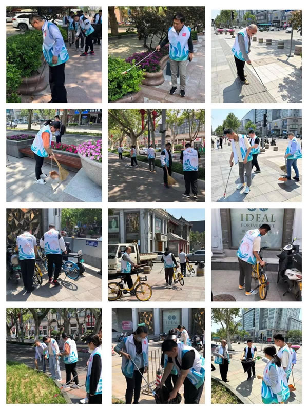 輕工供銷公司組織“黨團攜手樹先鋒，共創(chuàng)文明典范城”雙報到活動